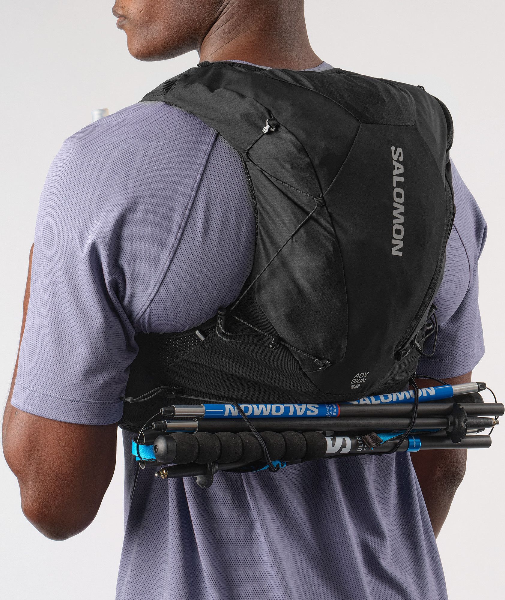 Amazon.com : Salomon Adv Skin 12 Set Black, 2XS : Sports